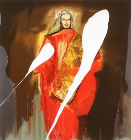 GREAT SIGNED JULIAN SCHNABEL WORK