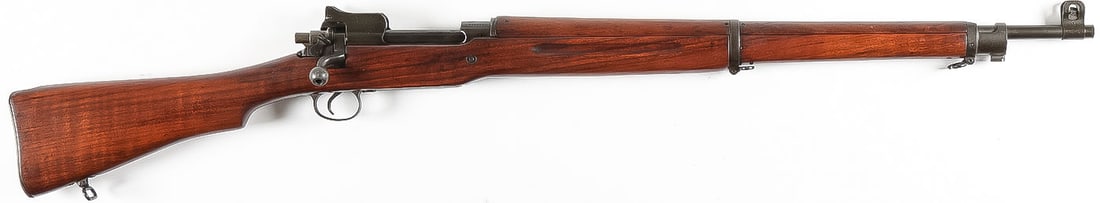 WWI EDDYSTONE M 1917 .30-06 CALIBER RIFLE: WWI EDDYSTONE M 1917 .30-06 CALIBER RIFLE. WWI Eddystone Model 1917 .30-06 caliber bolt action rifle. Parkerized finish, walnut stock with faint inspector's mark behind trigger guard. Receiver stamped