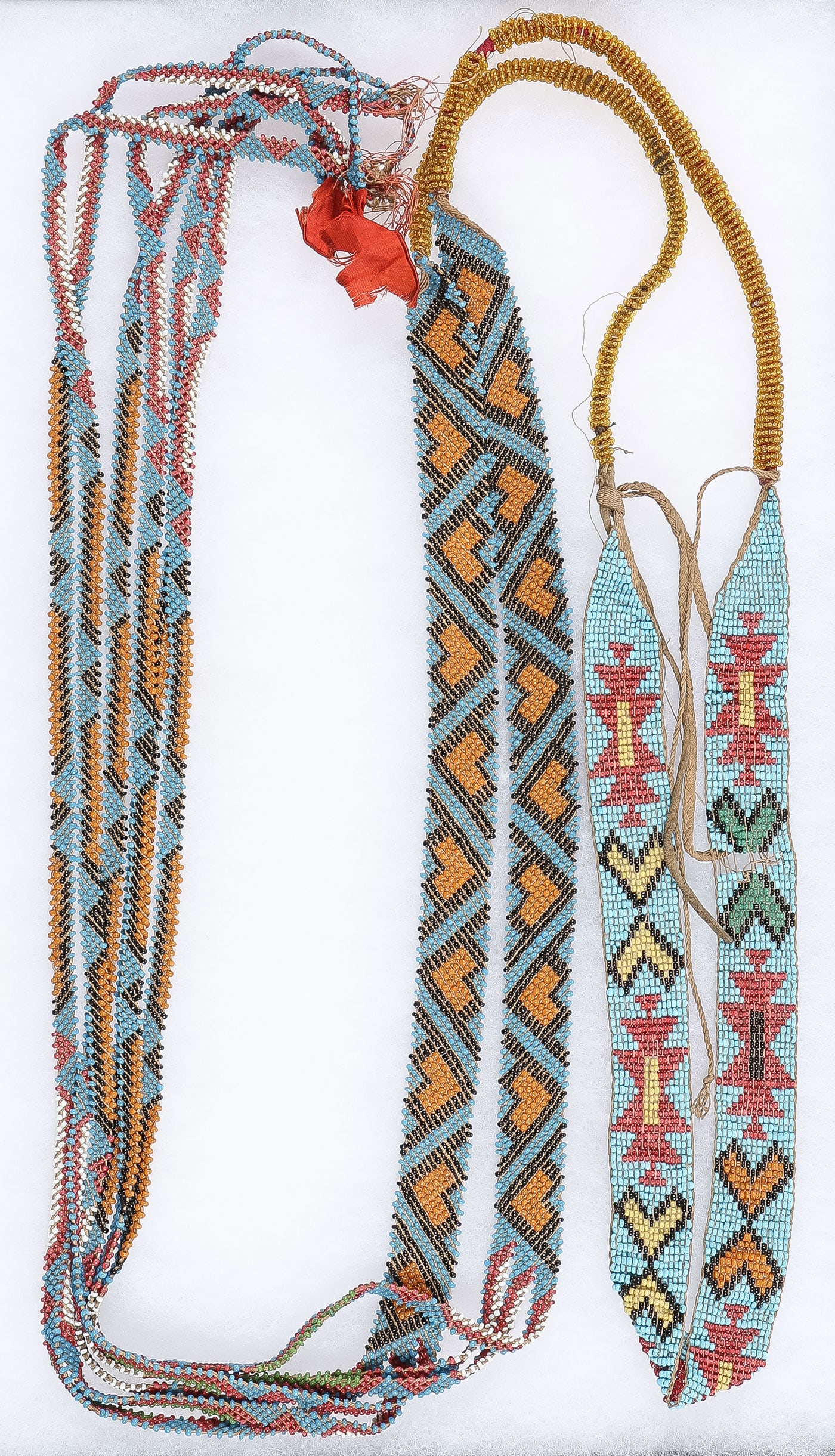 NATIVE AMERICAN BEADED SASHES - 2