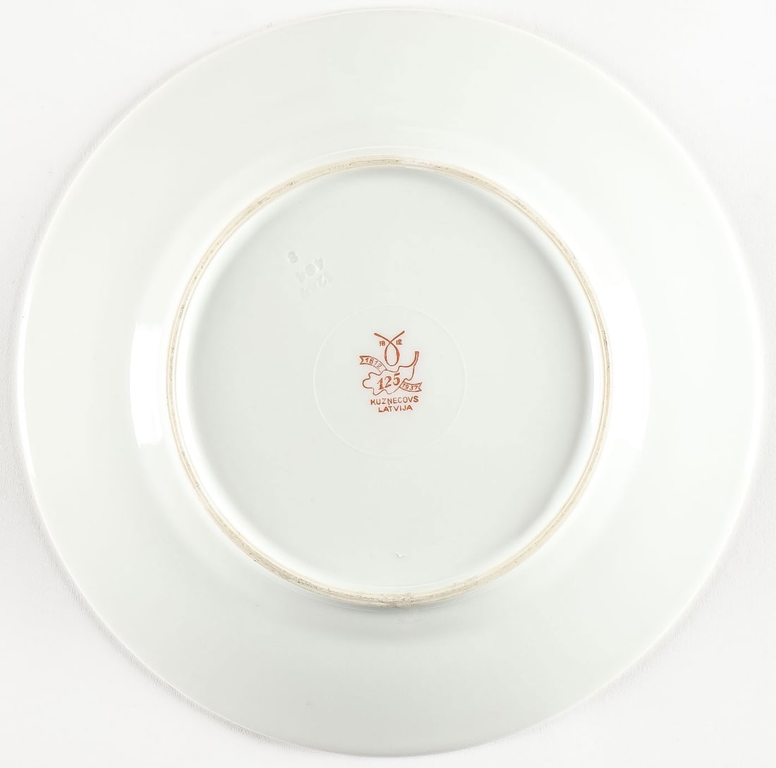 TWO SOVIET STYLE PROPAGANDA PLATES - 5