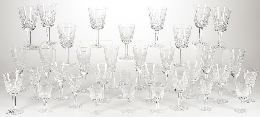 GROUP OF 34 PIECES OF WATERFORD CRYSTAL STEMWARE (1 of 1)