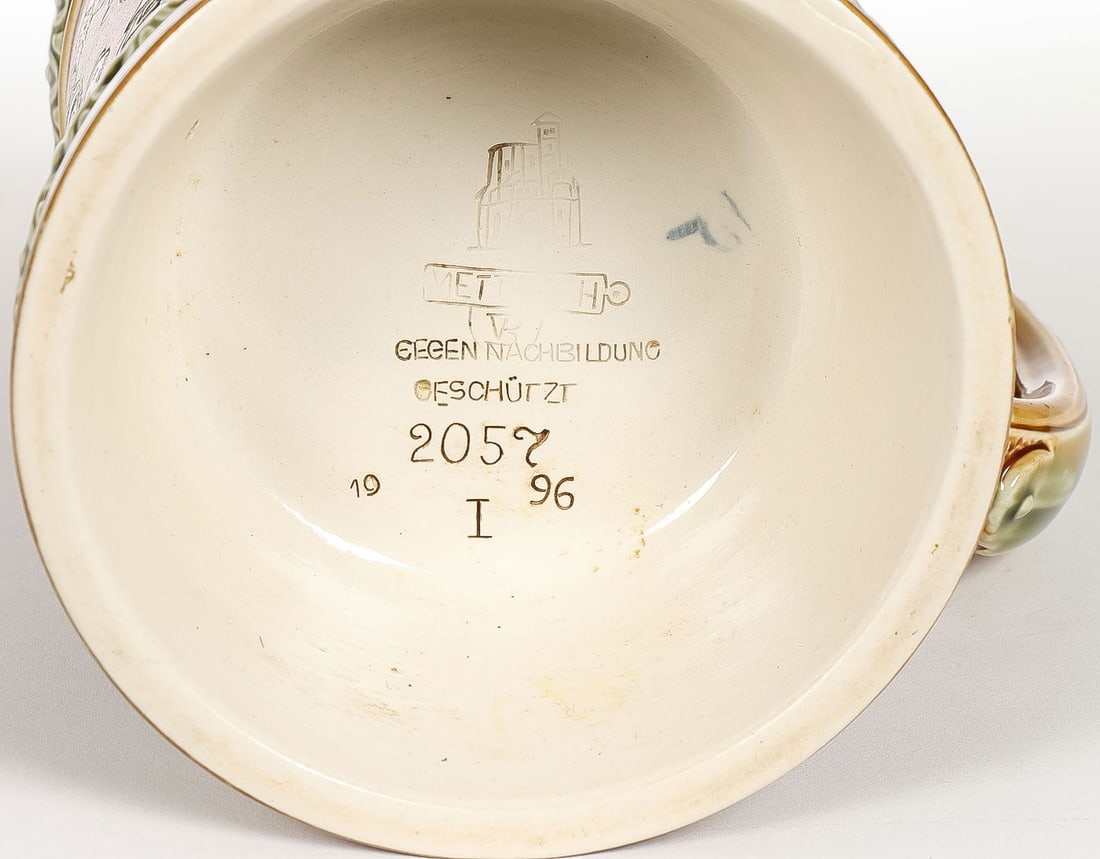 THREE METTLACH STEINS - 4