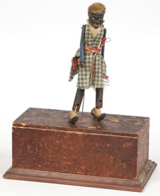 BLACK AMERICANA DANCING AUTOMATON, C. 1880
