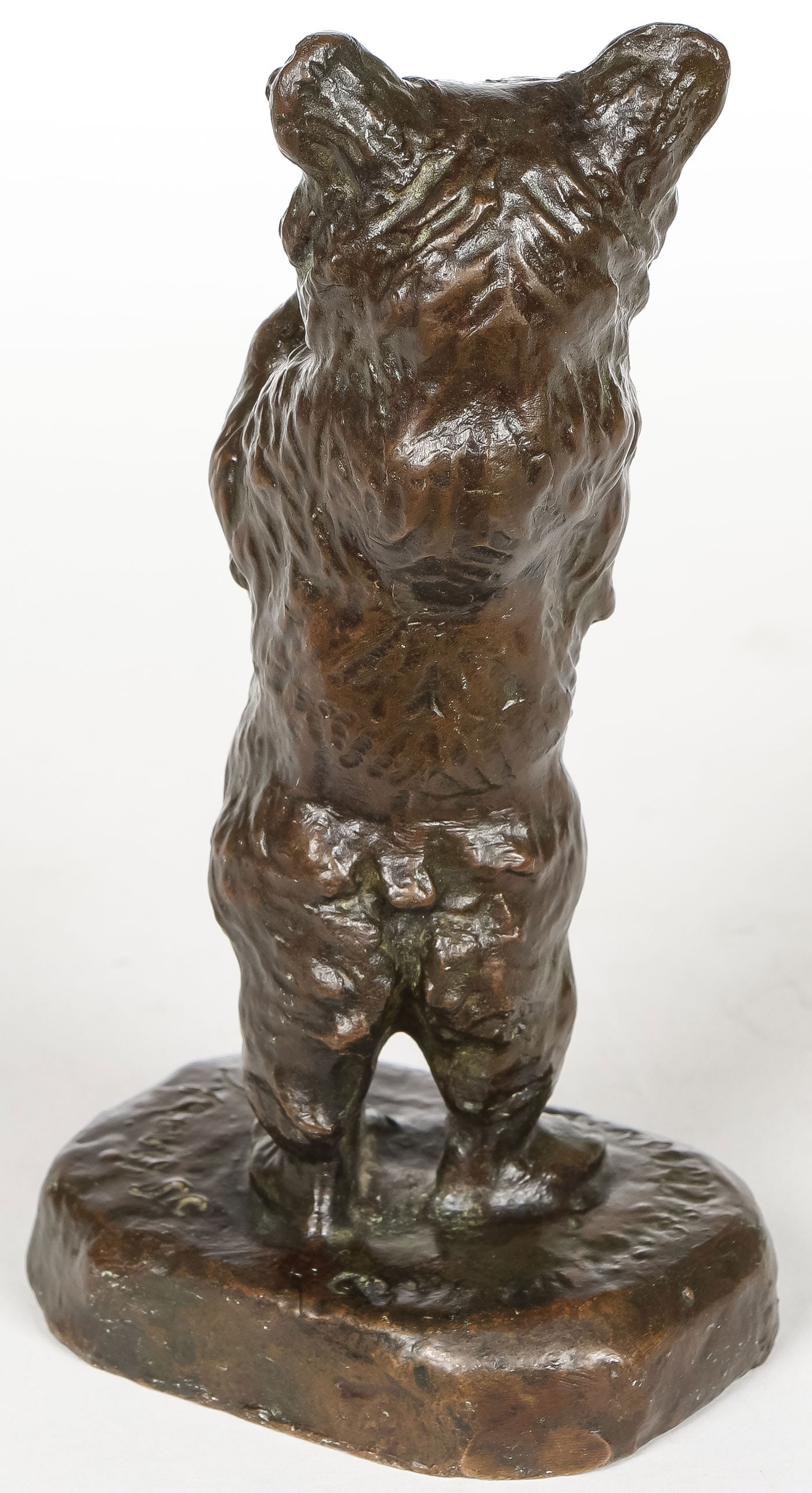 SIGNED & DATED BRONZE, E. HARVEY, 1908 - 2