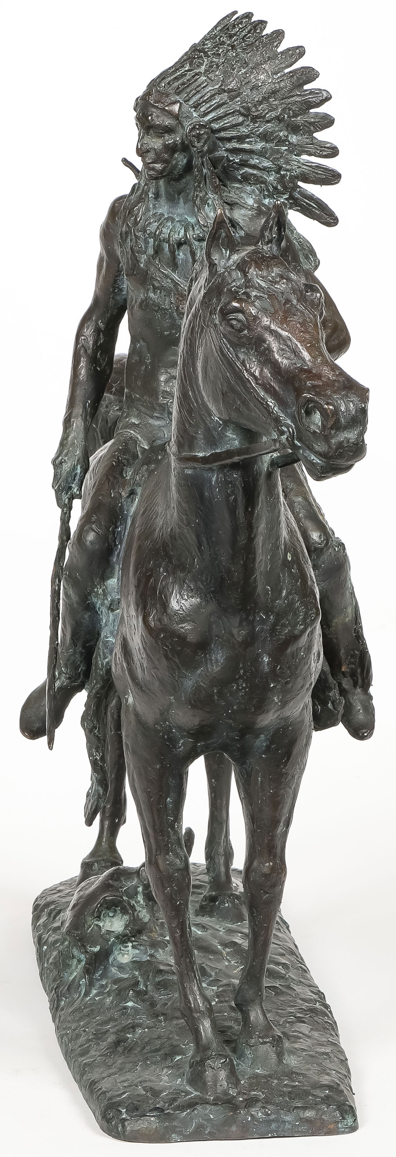 SIGNED AND DATED LARGE RUSSIAN BRONZE - 3