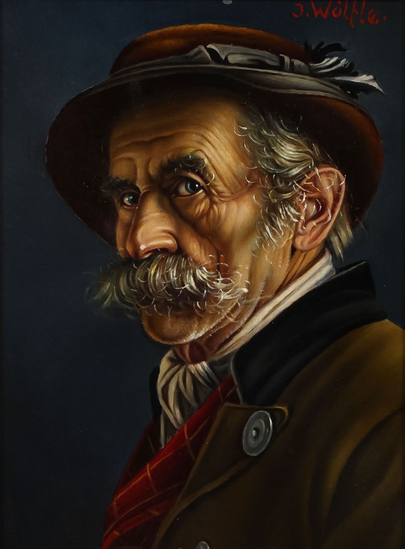 FOUR INGE WOLFLE TYROLEAN PAINTINGS - 4