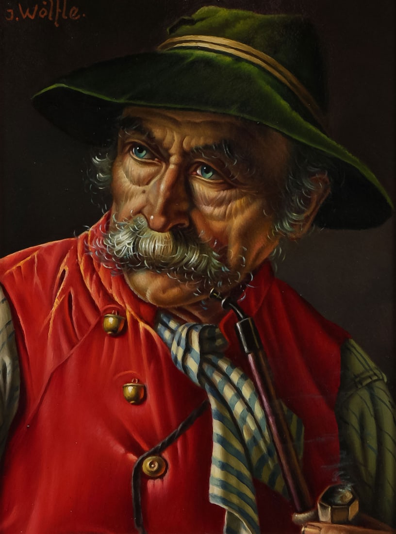 FOUR INGE WOLFLE TYROLEAN PAINTINGS - 8