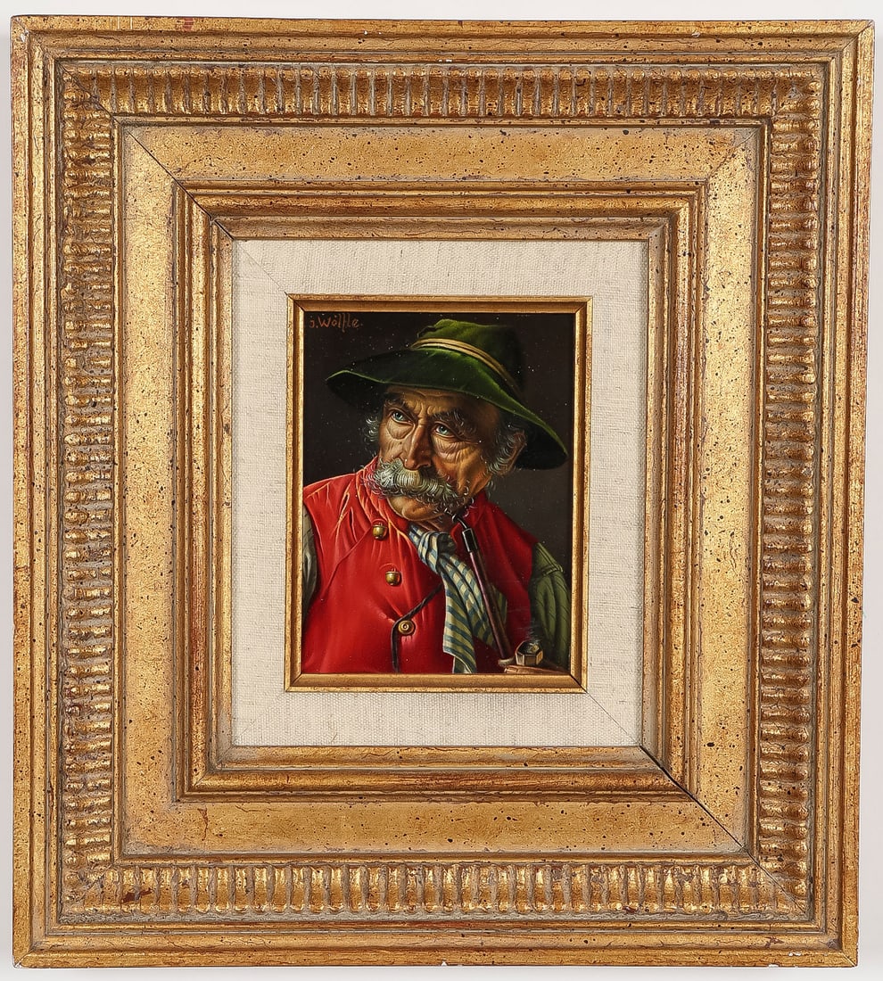 FOUR INGE WOLFLE TYROLEAN PAINTINGS - 9