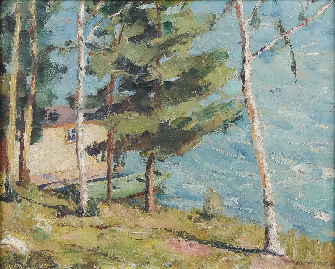 SIGNED AMERICAN IMPRESSIONISTIC LANDSCAPE - 2