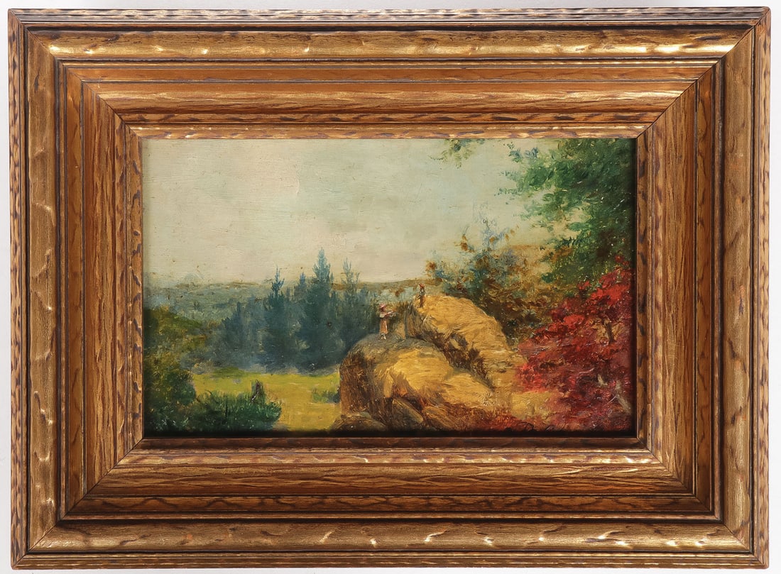 SIGNED AMERICAN FALL LANDSCAPE - 2