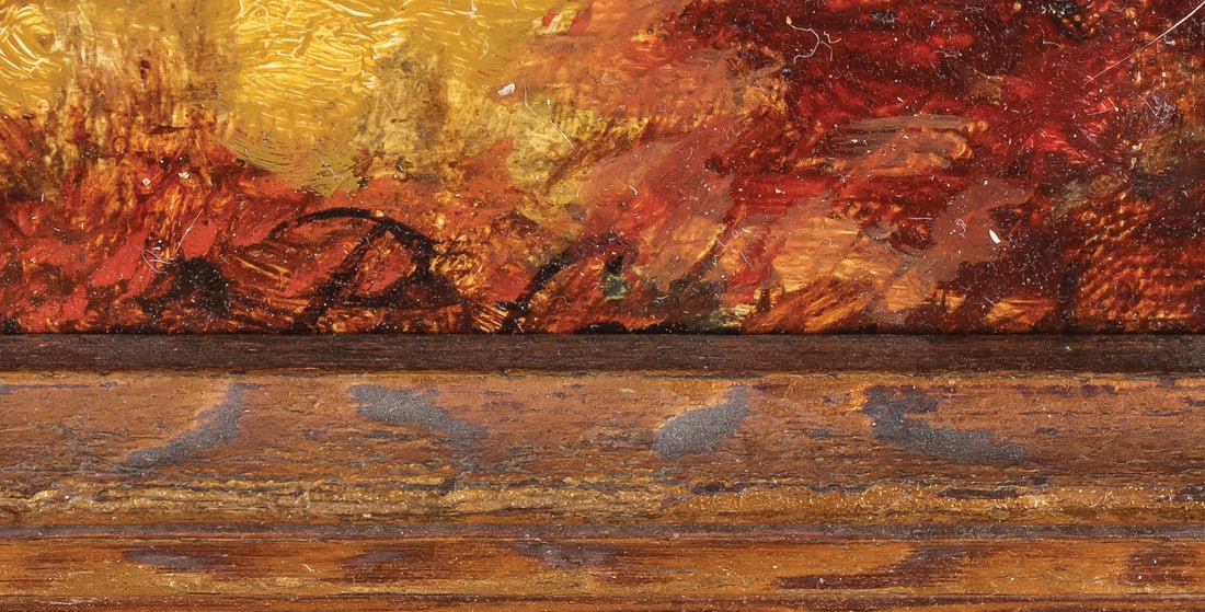 SIGNED AMERICAN FALL LANDSCAPE - 3