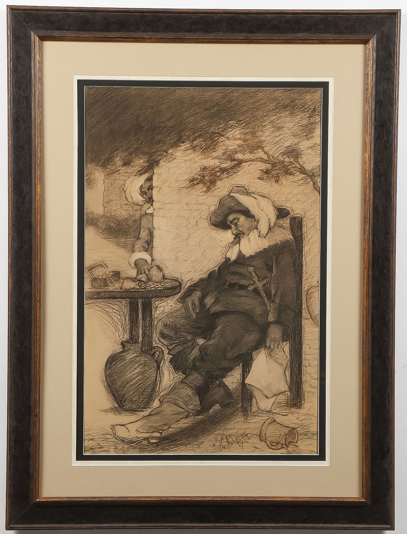 LARGE SIGNED ILLUSTRATION, 1907 - 2