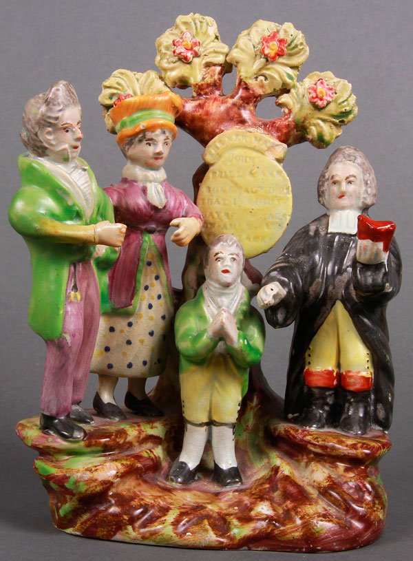 ENGLISH DERBY & STAFFORDSHIRE PEARLWARE PORCELAIN - 5