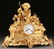 FRENCH LOUIS XVI STYLE GILT BRONZE MANTLE CLOCK