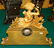 FRENCH LOUIS XVI STYLE GILT BRONZE MANTLE CLOCK - 2