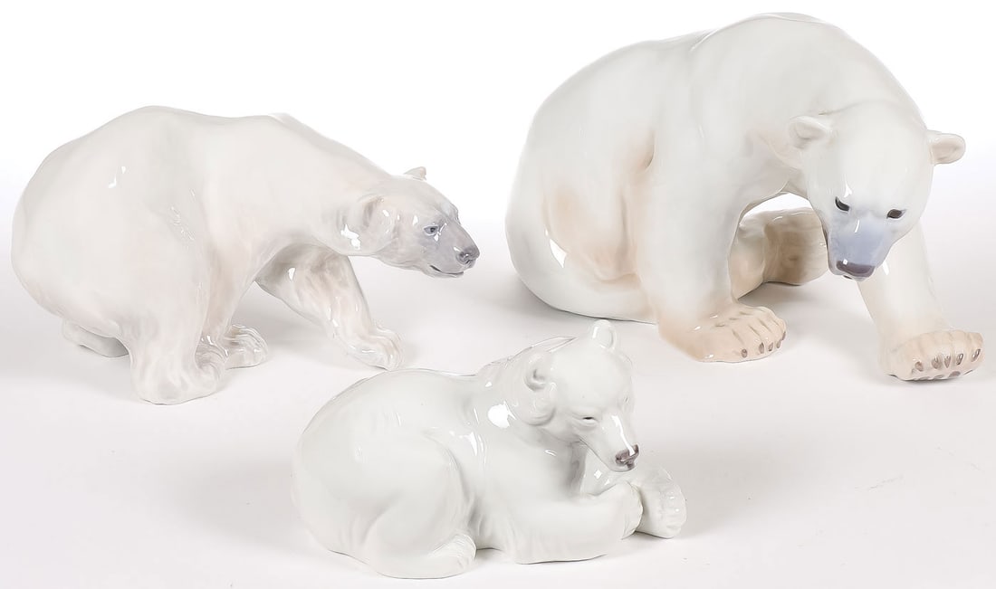 3 BING & GRONDAHL POLAR BEARS (1 of 4)