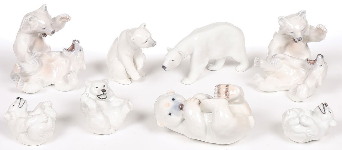 7 ROYAL COPENHAGEN POLAR BEARS (1 of 3)