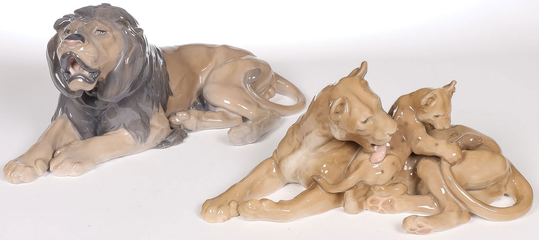 ROYAL COPENHAGEN LION FAMILY (1 of 5)