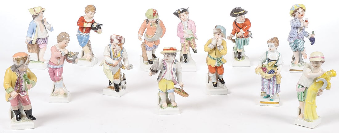 13 KPM PORCELAIN CHILDREN FIGURES (1 of 5)