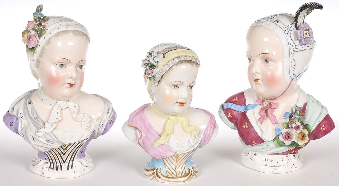 PORCELAIN BUSTS OF BOURBON CHILDREN (1 of 3)