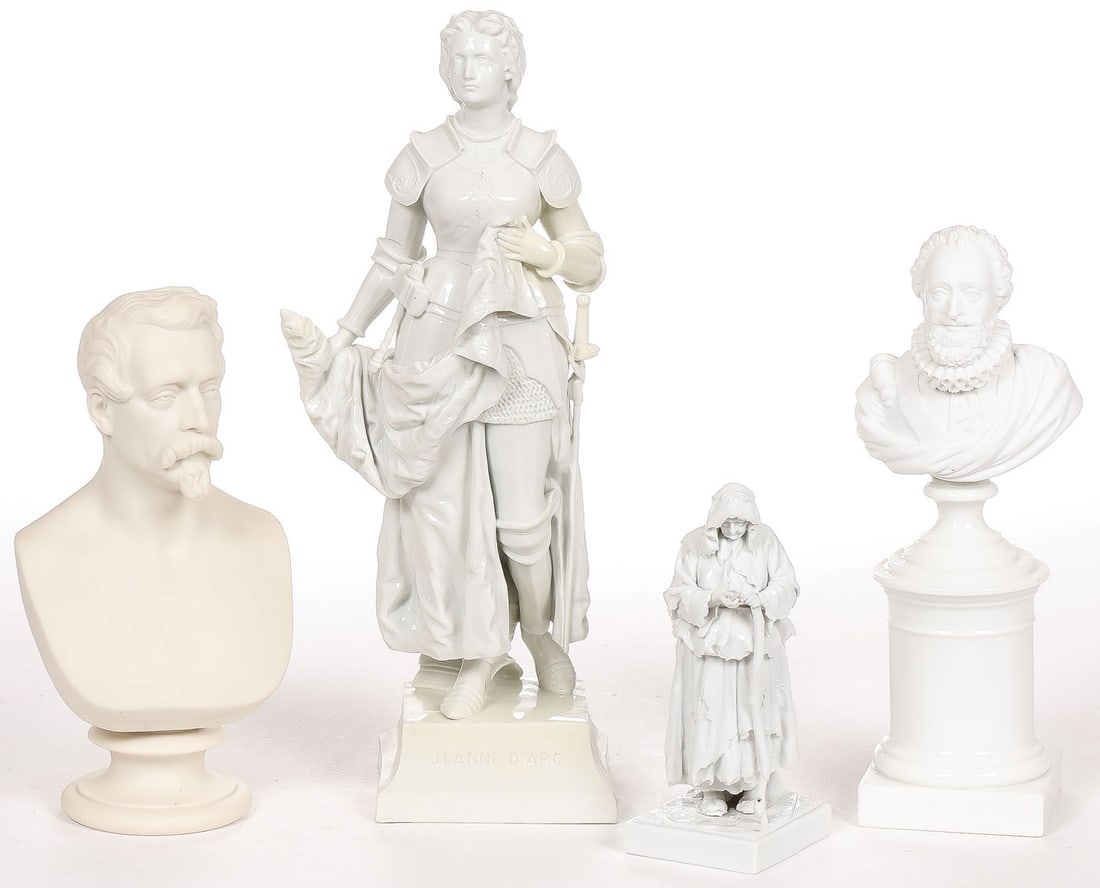 EUROPEAN PORCELAIN GROUP, 19TH C (1 of 2)