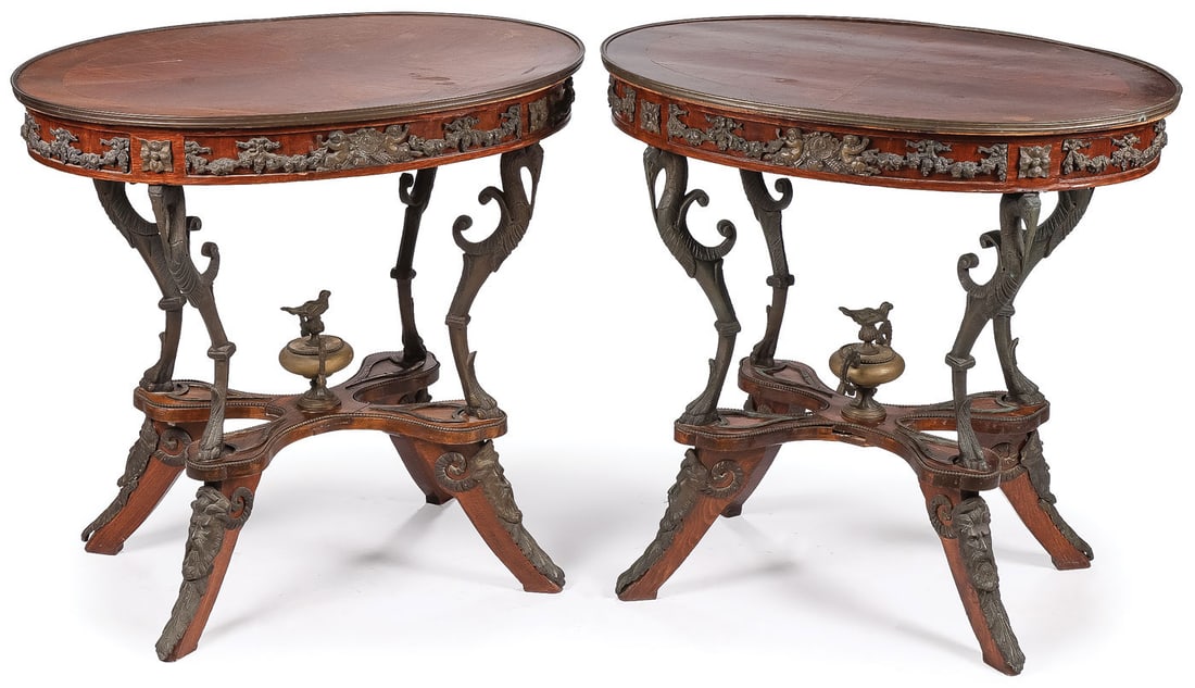 PR UNIQUE FRENCH SIDE TABLES (1 of 2)