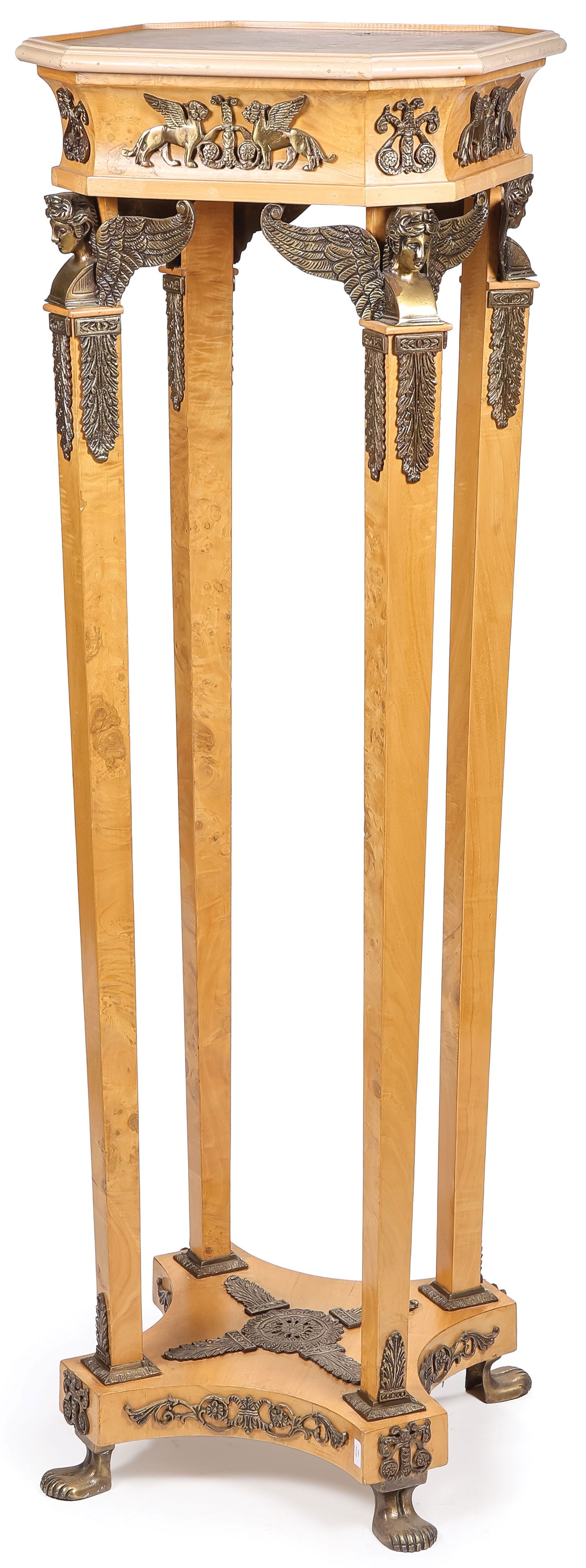 CLASSICAL MAPLE PEDESTAL STAND - 2