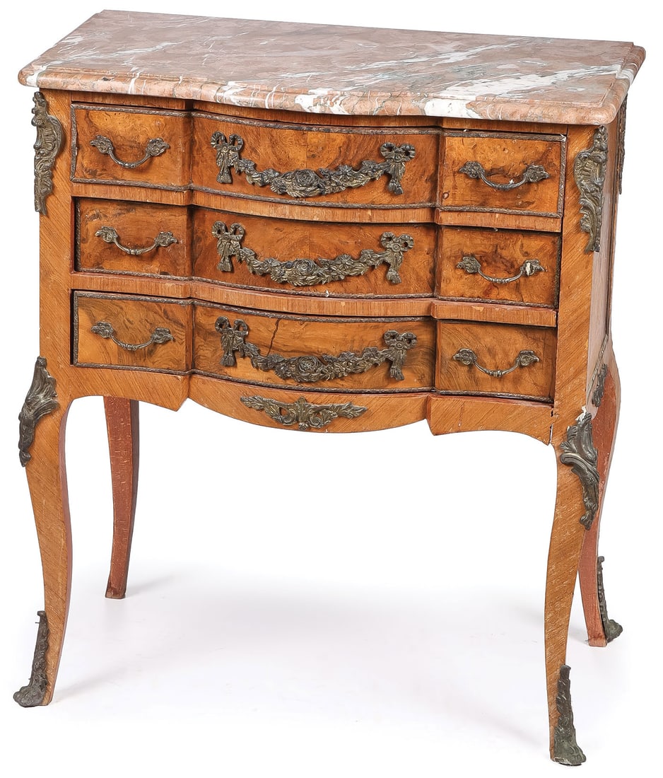 LOUIS XV STYLE CHEST OF DRAWERS (1 of 2)