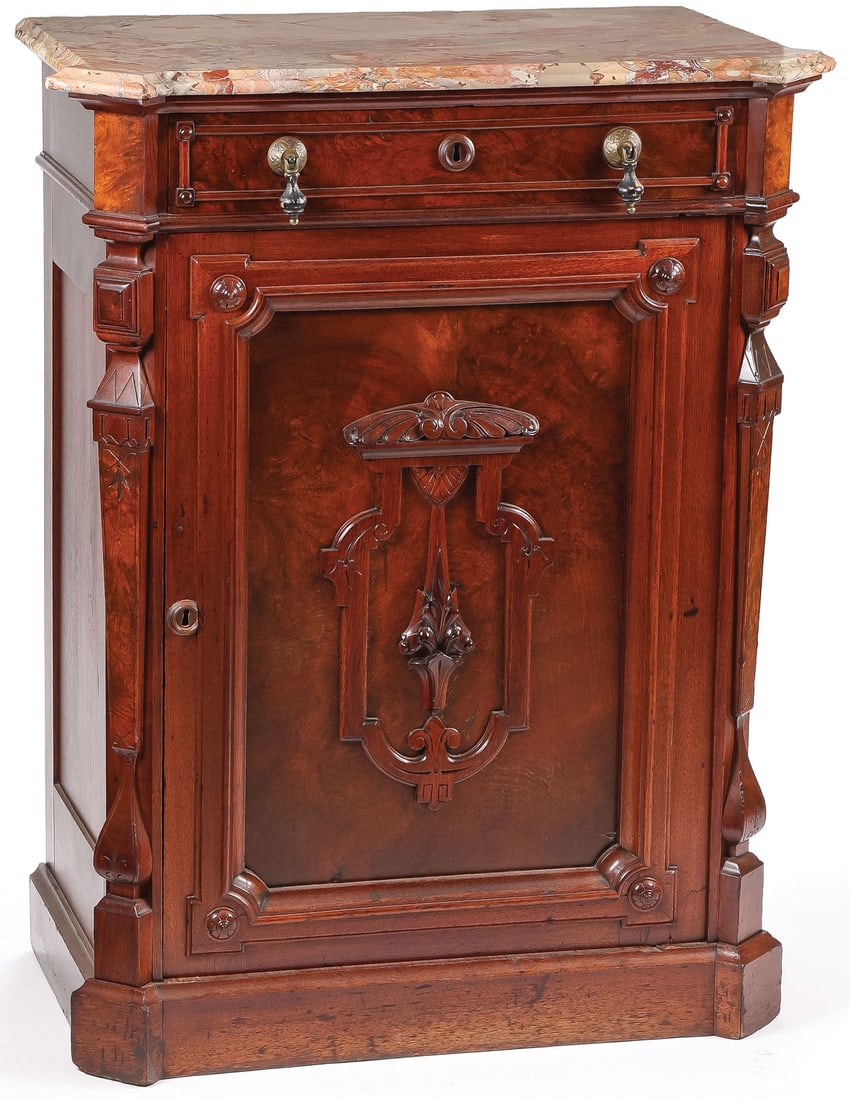 FINE RENAISSANCE REVIVAL CABINET, C. 1880 (1 of 3)