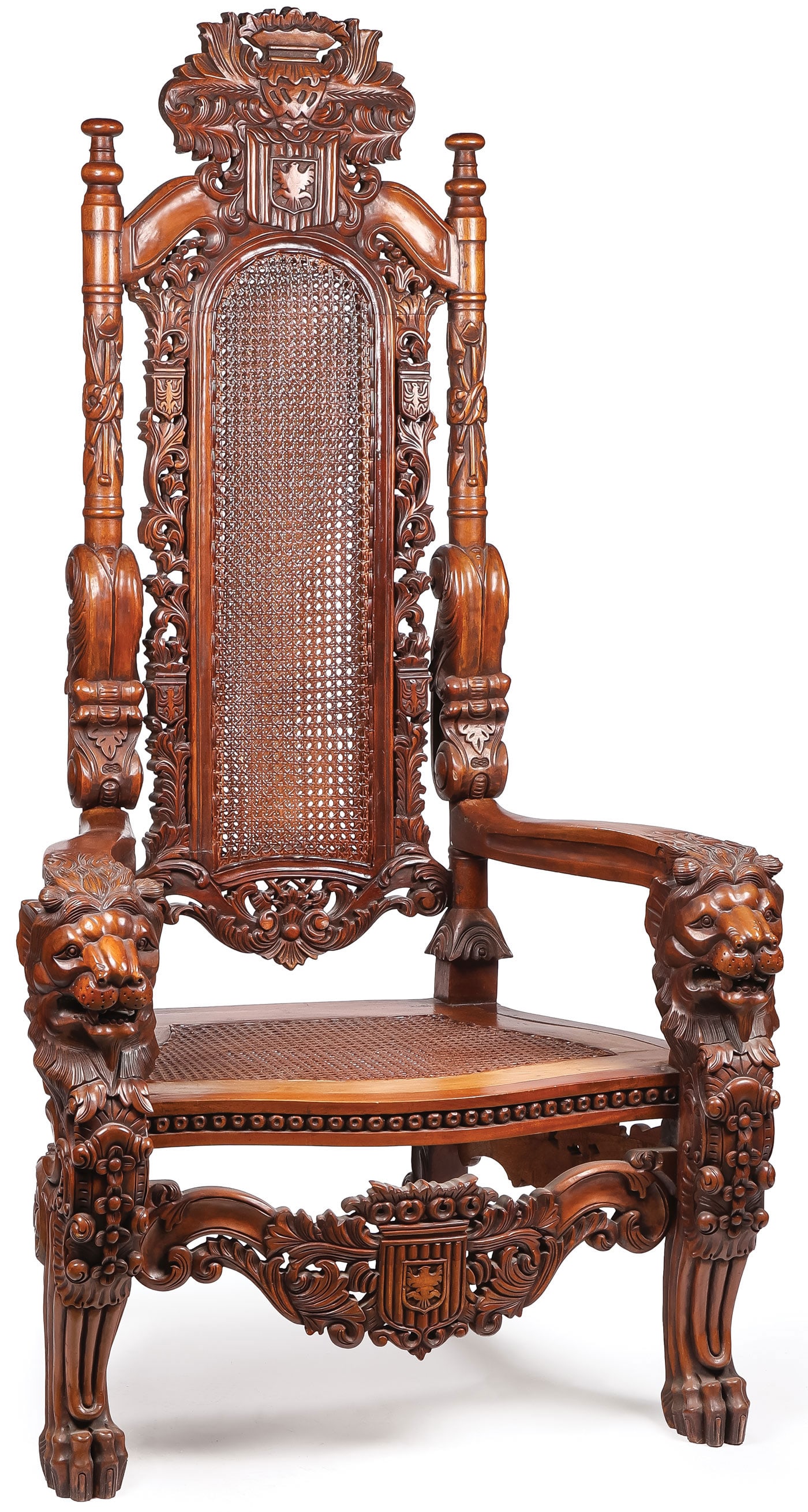 RENAISSANCE REVIVAL THRONE CHAIR (1 of 2)