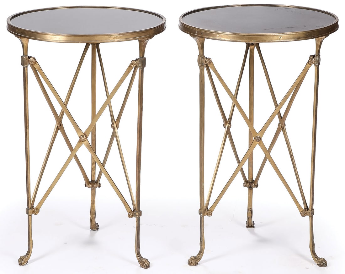 PR OF NEOCLASSICAL GUERIDON TABLES (1 of 1)