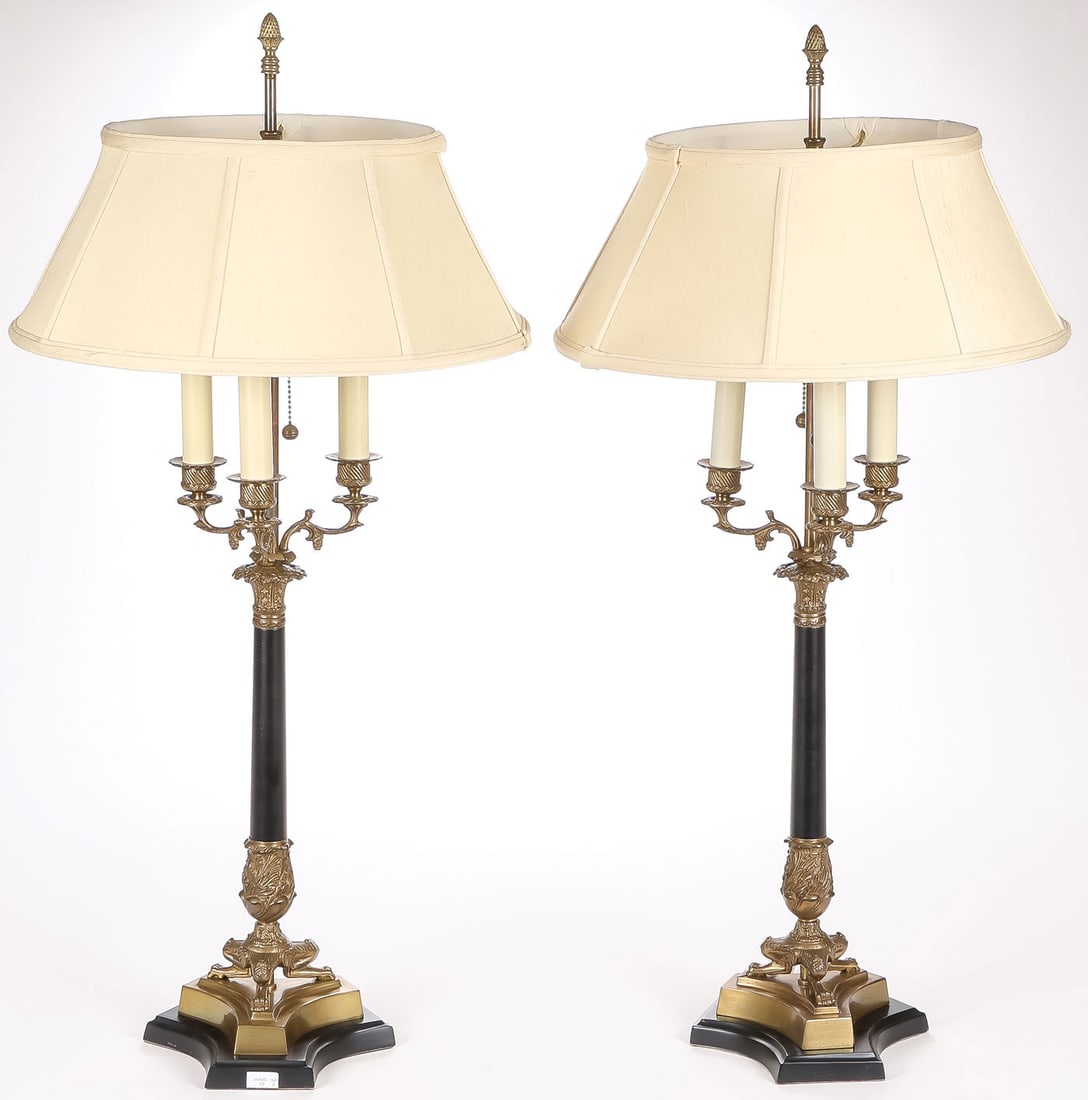 PR NEO CLASSICAL BRASS TABLE LAMPS (1 of 2)