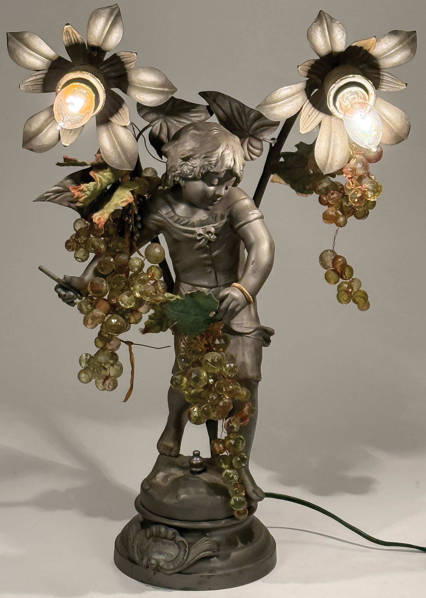 FRENCH FIGURAL LAMP - 3