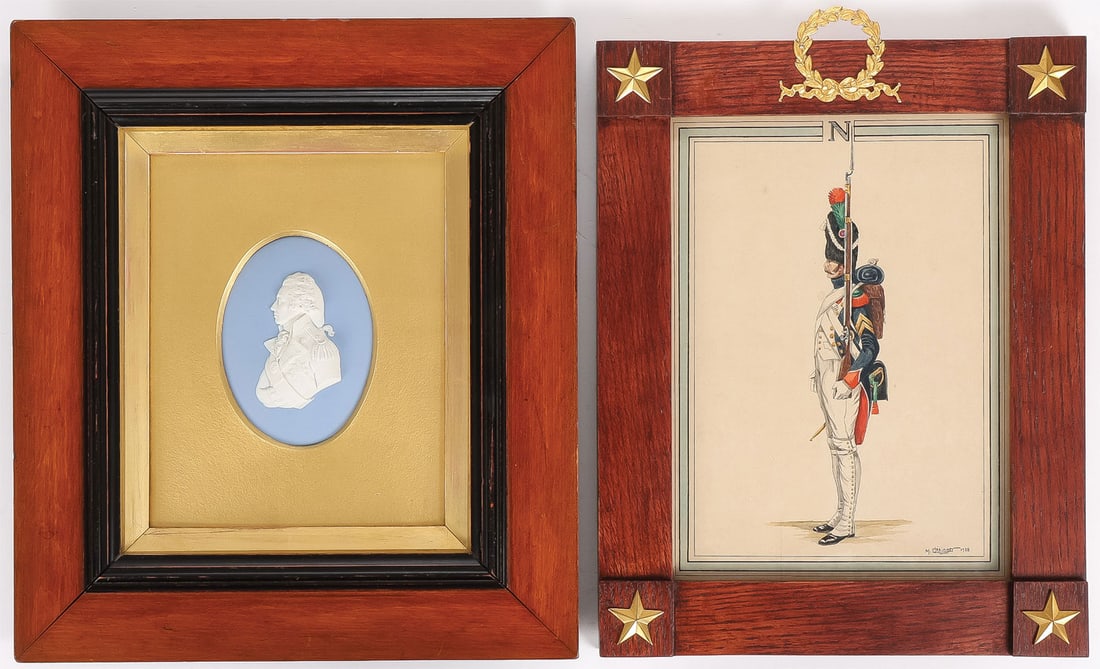 PR OF NAPOLEONIC RELATED FRAMED IMAGES (1 of 2)