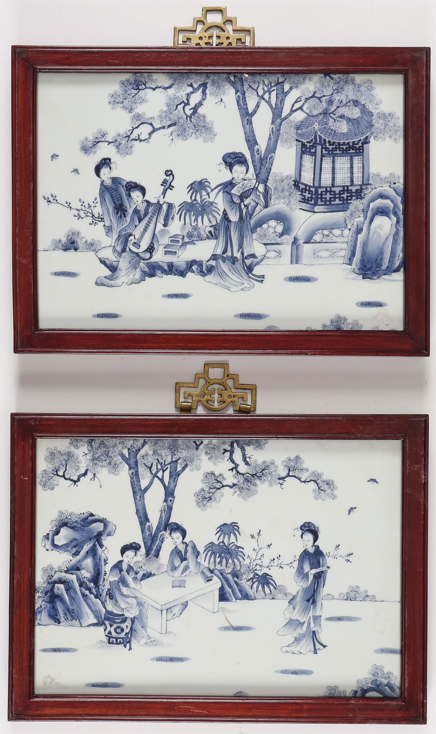 PR OF CHINESE PORCELAIN PLAQUES (1 of 4)