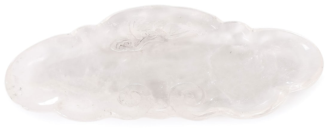 CHINESE CARVED CRYSTAL BRUSH WASHER (1 of 2)