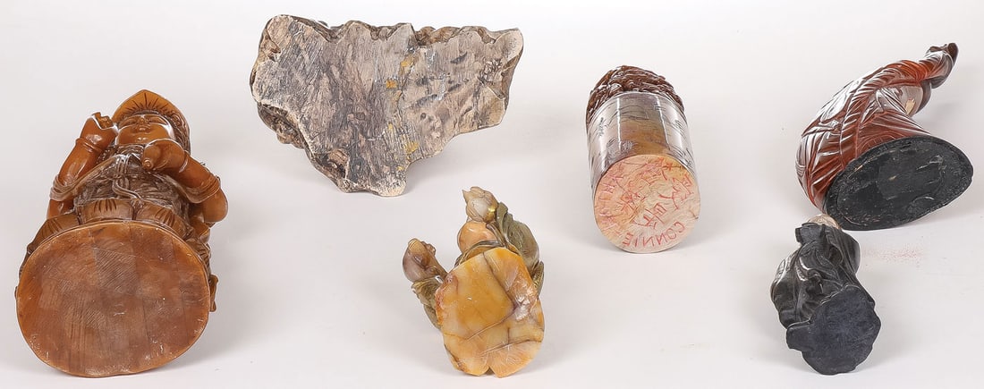 8 CHINESE CARVED OBJECTS - 3