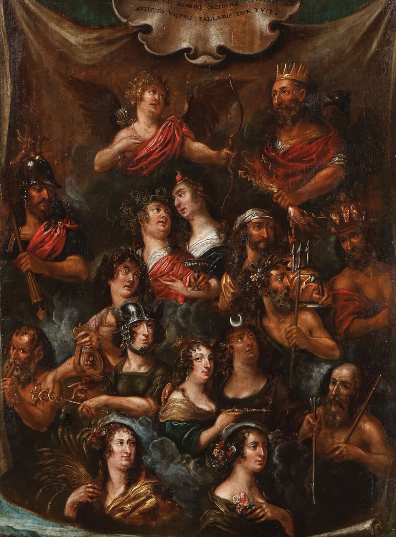 FLEMISH OLD MASTER ON WOOD PANEL (1 of 3)