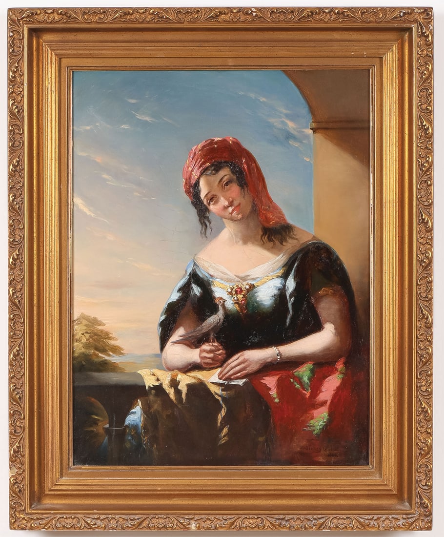 SIGNED & DATED OIL ON PANEL, 1864 - 2
