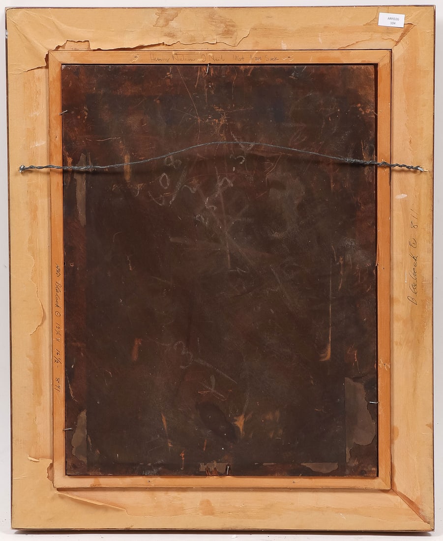 SIGNED & DATED OIL ON PANEL, 1864 - 4