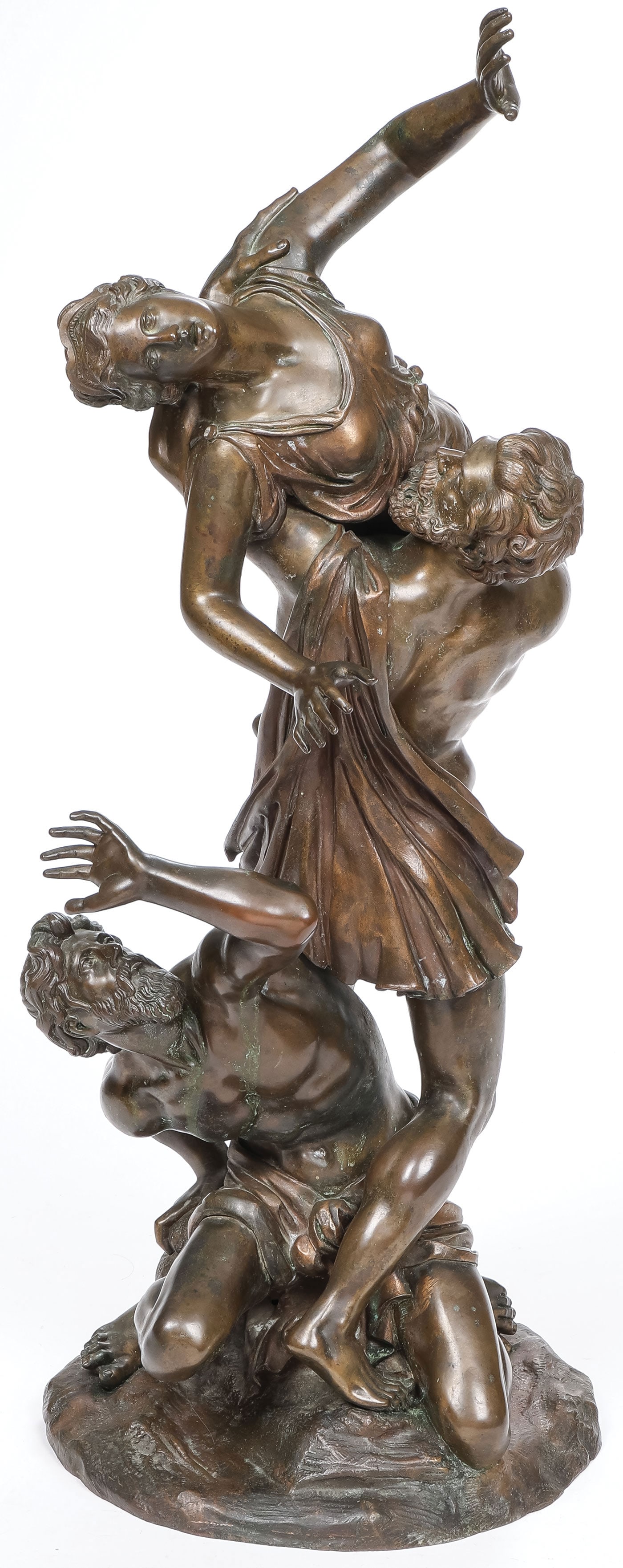 DRAMATIC BRONZE SCULPTURE (1 of 3)
