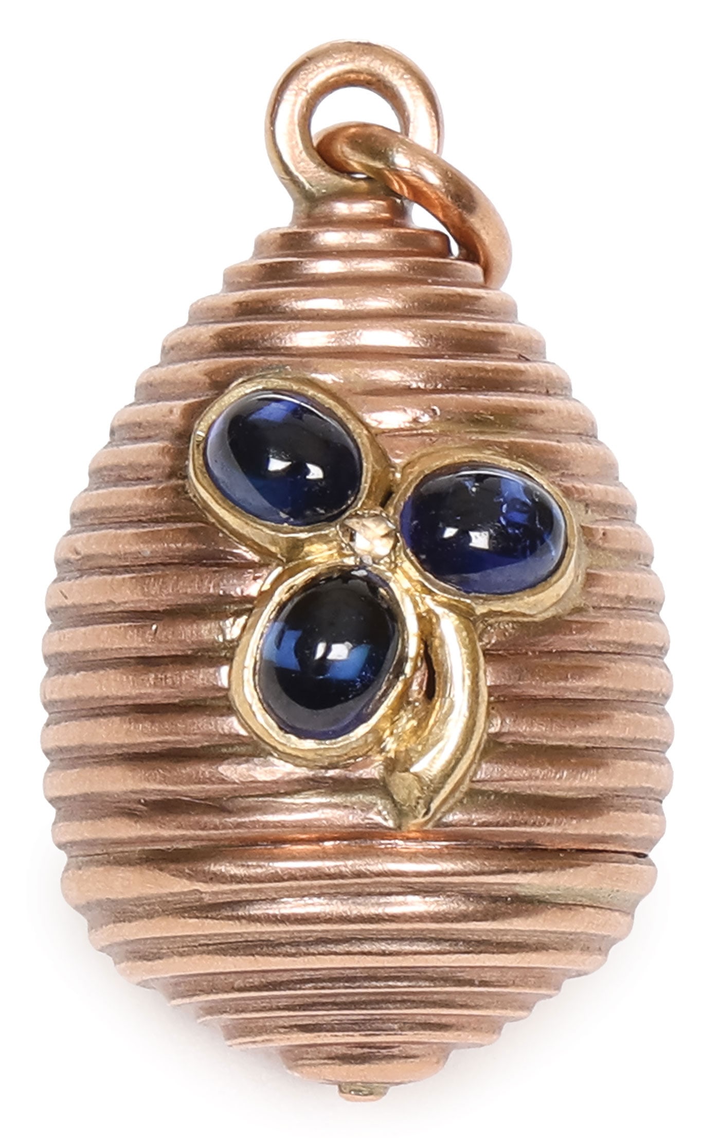 FABERGE GOLD JEWELED PENDANT EGG (1 of 3)