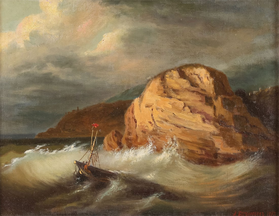 RUSSIAN MARINE PAINTING (1 of 4)