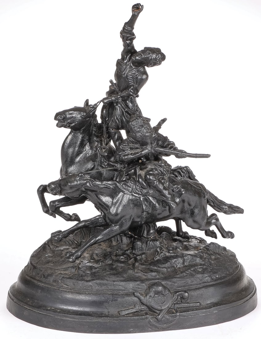 RUSSIAN KASLI IRON FOUNDRY SCULPTURE (1 of 3)