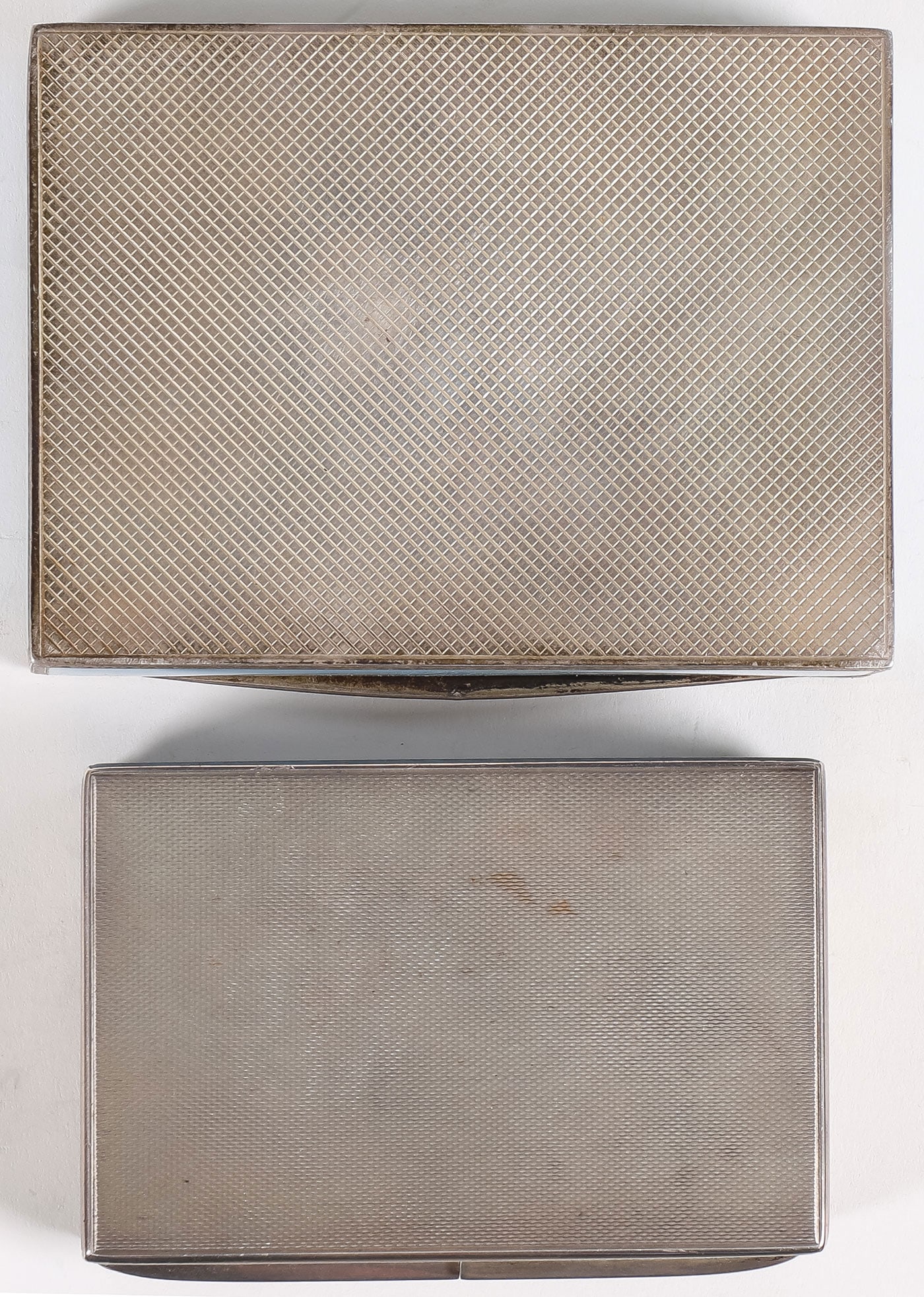 TWO FINE SILVER AND ENAMEL BOXES - 4