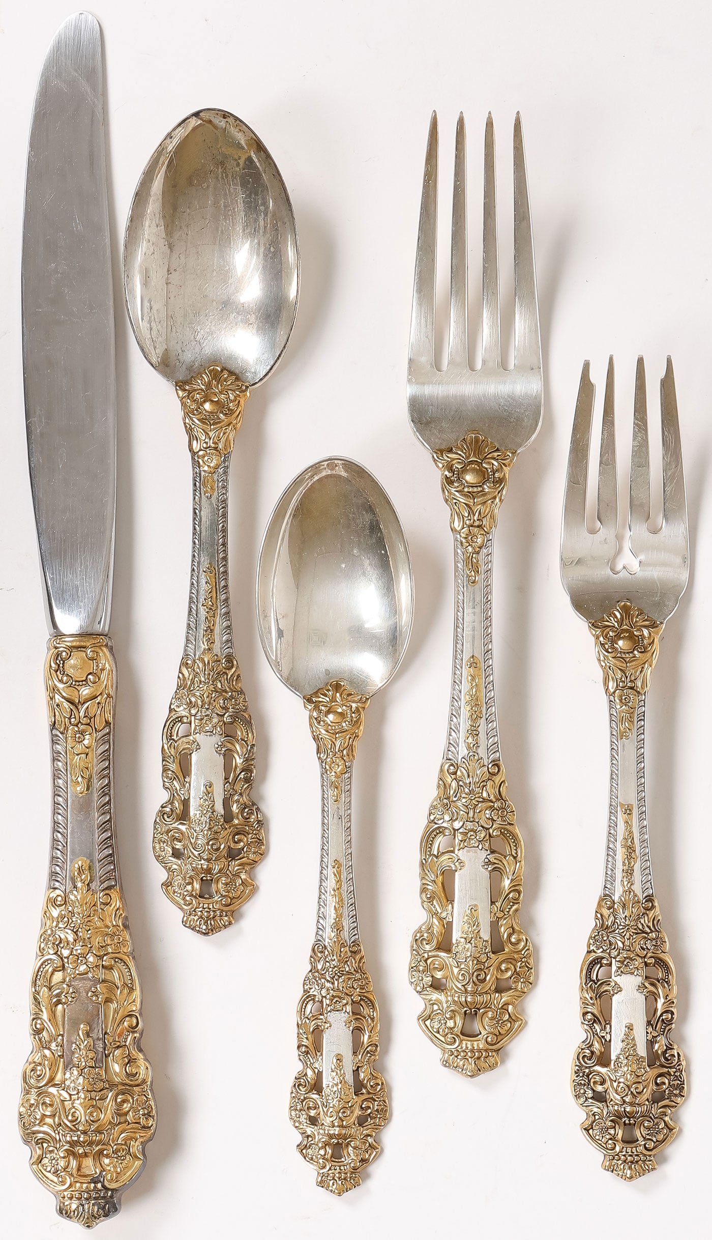 GREAT GORHAM STERLING SILVER PARTIAL SERVICE (1 of 5)
