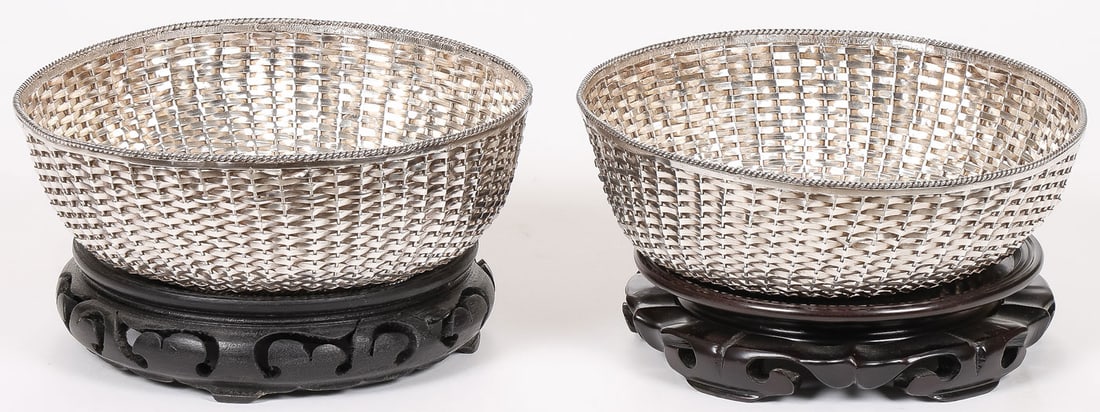 PR MEXICAN SILVER BASKETS, VILLASANA, TAXCO (1 of 3)