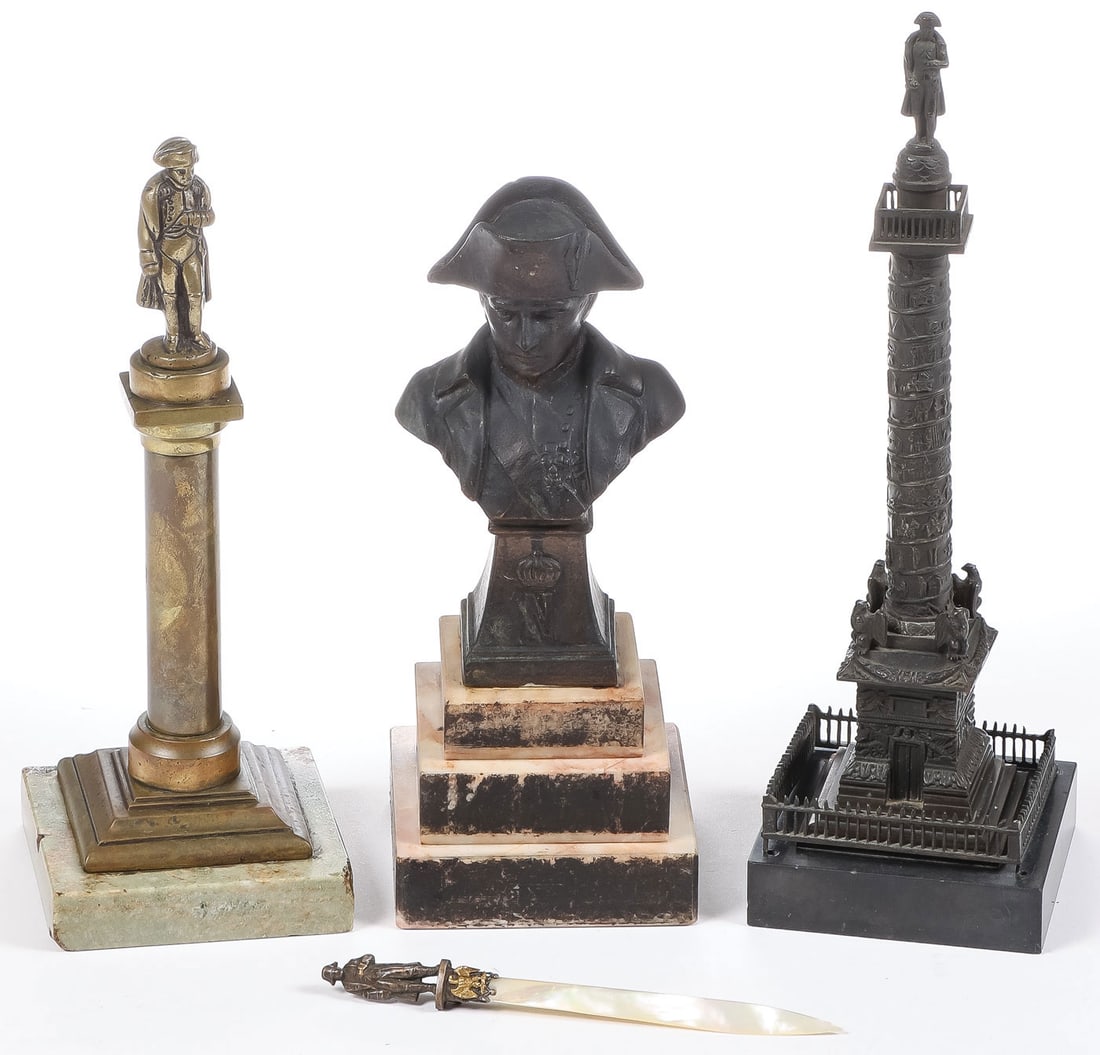 NAPOLEONIC BRONZE GROUP, 19TH C (1 of 3)