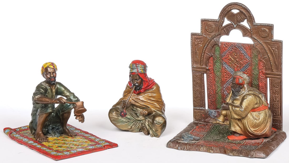 AUSTRIAN & BERGAMN COLD PAINTED ARAB FIGURES (1 of 2)