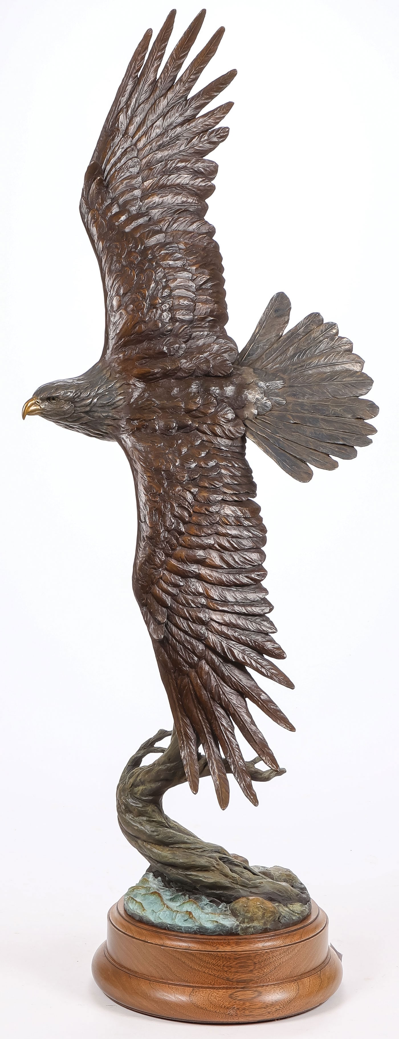 GREAT EUGENE MORELLI BRONZE EAGLE - 2